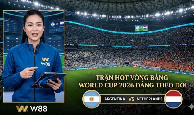 Argentina vs Netherlands là kèo hot vòng bảng World Cup 2026 
